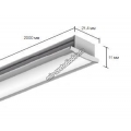 Врезной алюминиевый профиль для светодиодных лент LD profile – 33/2, 31026